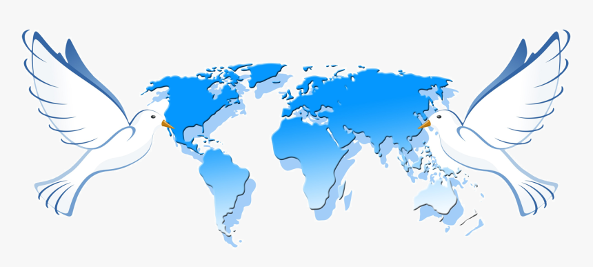 Kisspng Oceania World Map Earth Globe World Peace Dove - Batak Christian Protestant Church, Transparent Png, Free Download