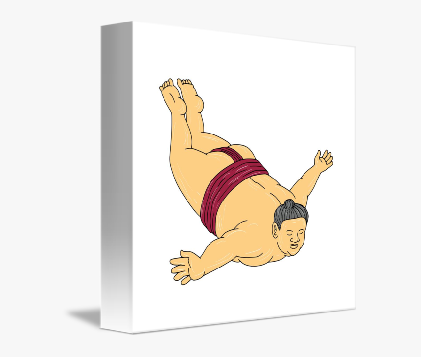 Wrestler Drawing Male - Illustration, HD Png Download, Free Download