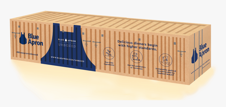 Blue Apron Box, HD Png Download, Free Download