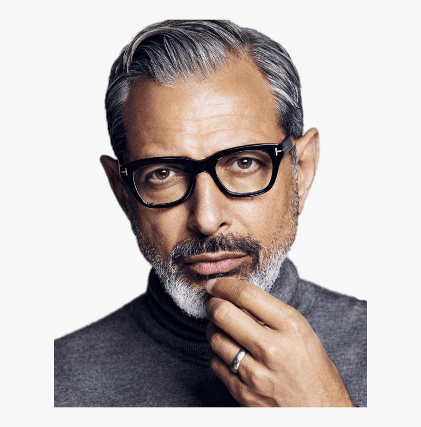 Jeff Goldblum Portrait - Jeff Goldblum Eye Glasses, HD Png Download, Free Download