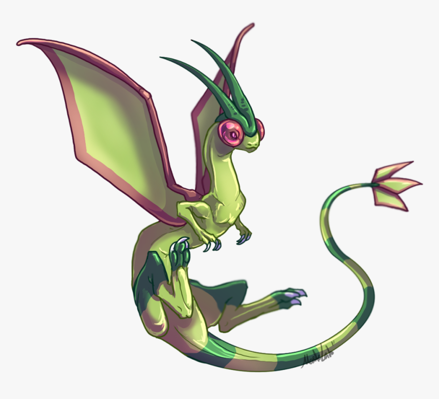 I Said I’d Draw Flygon, And So I Did - Flygon Art, HD Png Download, Free Download