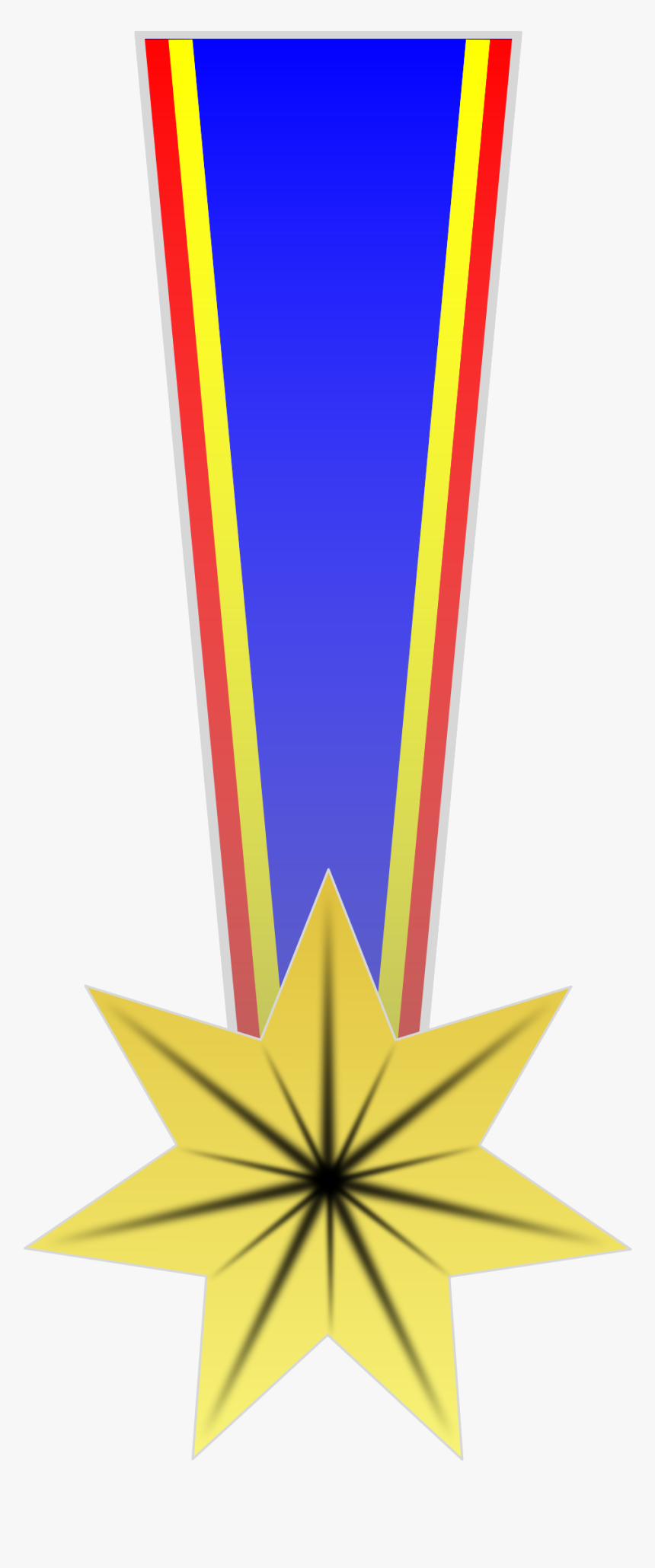 Medalla En Forma De Estrella Png, Transparent Png, Free Download