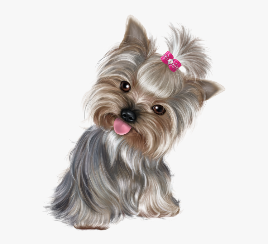 Cute Puppy Png Clip Art - Transparent Background Yorkie Clipart, Png Download, Free Download