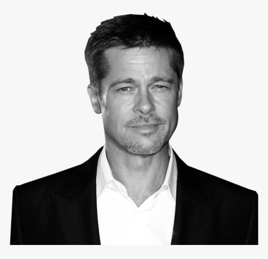 Brad Pitt - Brad Pitt White Background, HD Png Download, Free Download