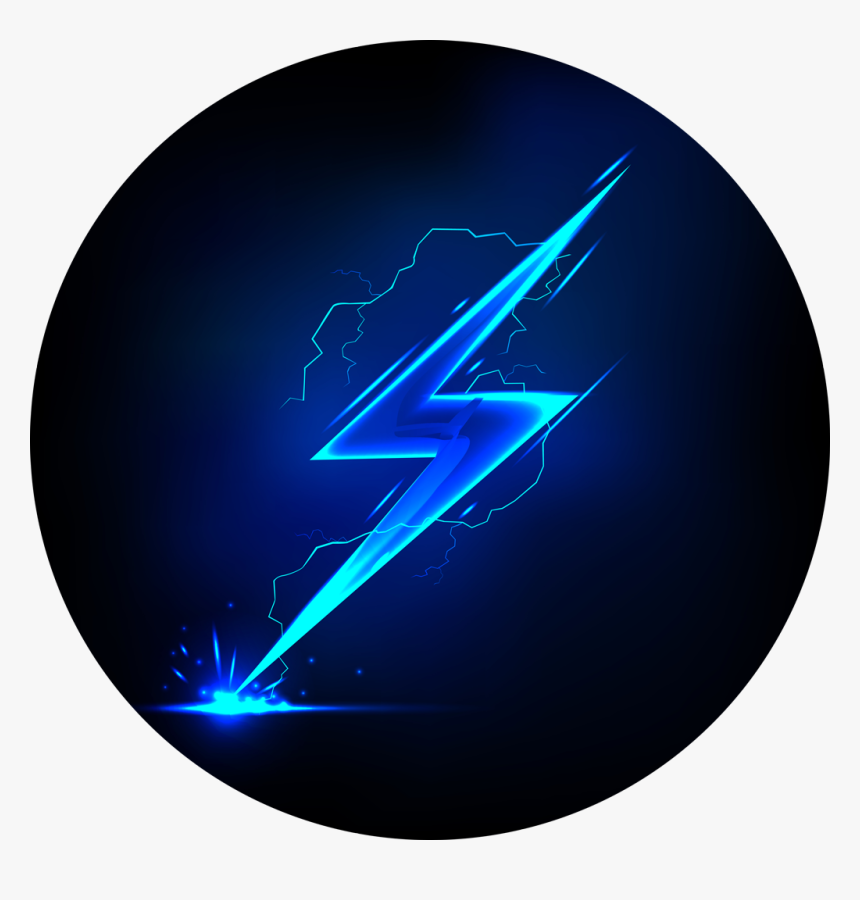 Blue Lightning Bolt, HD Png Download, Free Download
