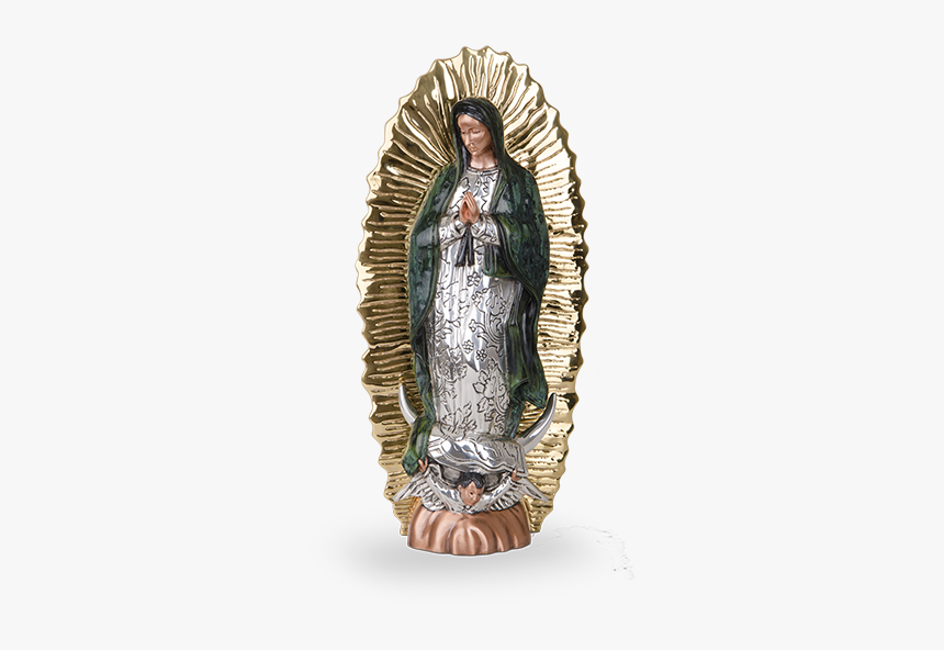 D"argenta Virgin Of Guadalupe Silver Gold Copper"

 - Statue, HD Png Download, Free Download