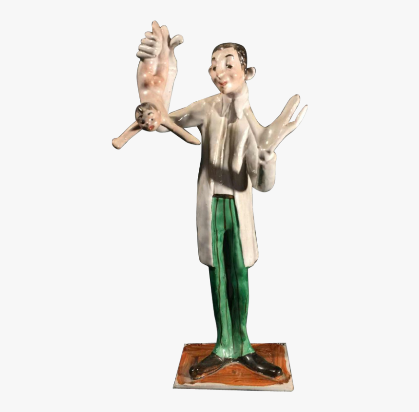 Italian Ceramic Sculpture, Doctor Gynecologist Obstetrician - Figurine, HD Png Download, Free Download