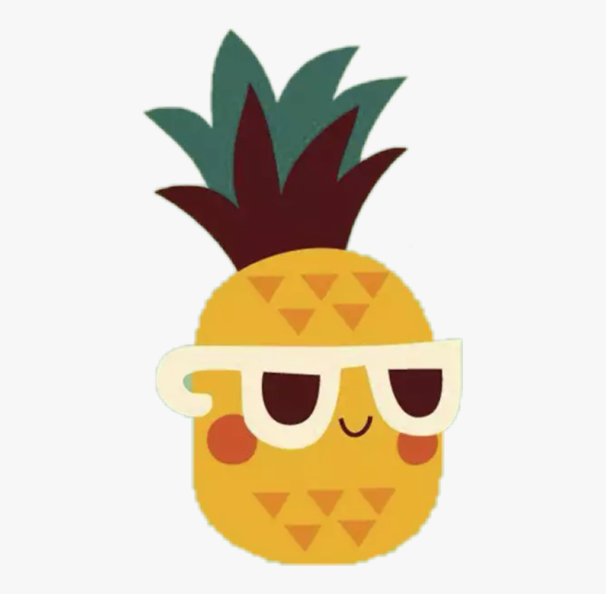 Ananas Anana Hipster Tumblr Emotions Report Abuse - Animated Pineapple With Sunglasses, HD Png Download, Free Download
