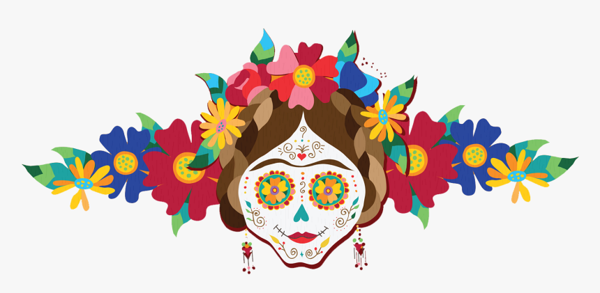 Transparent Dead Flowers Png - Dia De Muertos Png, Png Download, Free Download