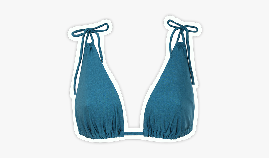 Swimsuit Bikini Top Amalfi Blue 29 € Girls In Paris - Swimsuit Top, HD Png Download, Free Download