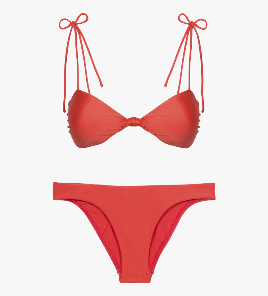 Coral Tied Knot Bikini - Vix Coral Tied Knot, HD Png Download, Free Download