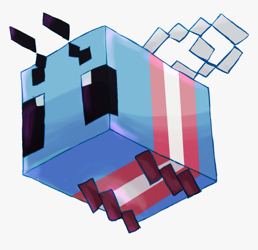 Minecraft Pride Bee, HD Png Download, Free Download