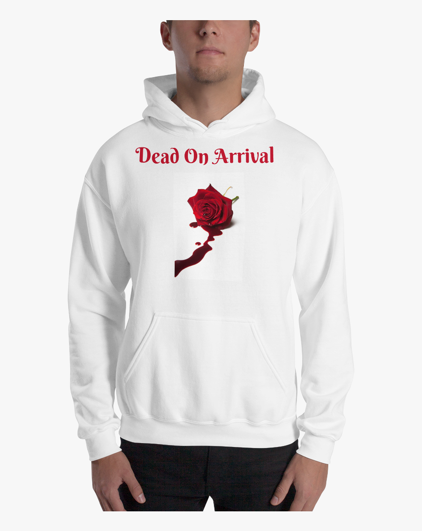 Dead On Arrival Bloody Rose Hoodie - Hoodie Designs Sleeves, HD Png Download, Free Download