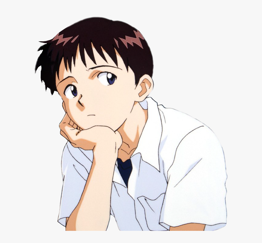 Sadshinji Discord Emoji - Shinji Ikari Png, Transparent Png, Free Download