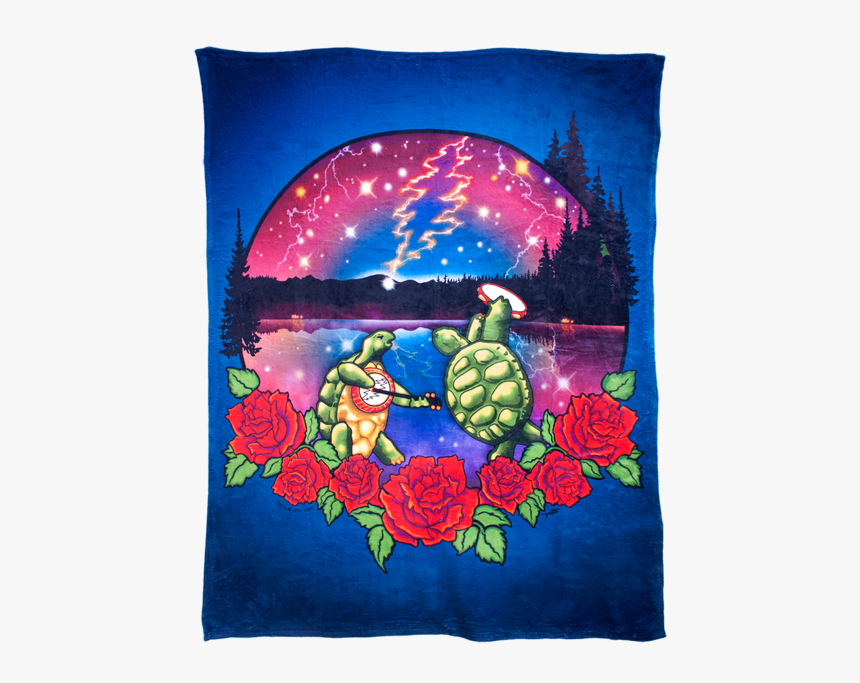 Grateful Dead Terrapin Lake Coral Fleece Blanket - Terrapin Grateful Dead Art, HD Png Download, Free Download