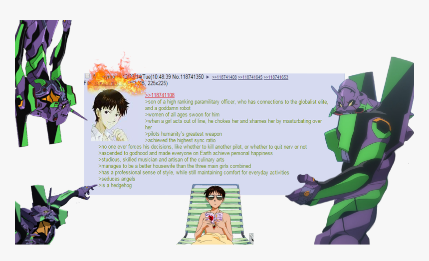 Evangelion Fanfiction Dead Shinji, HD Png Download, Free Download