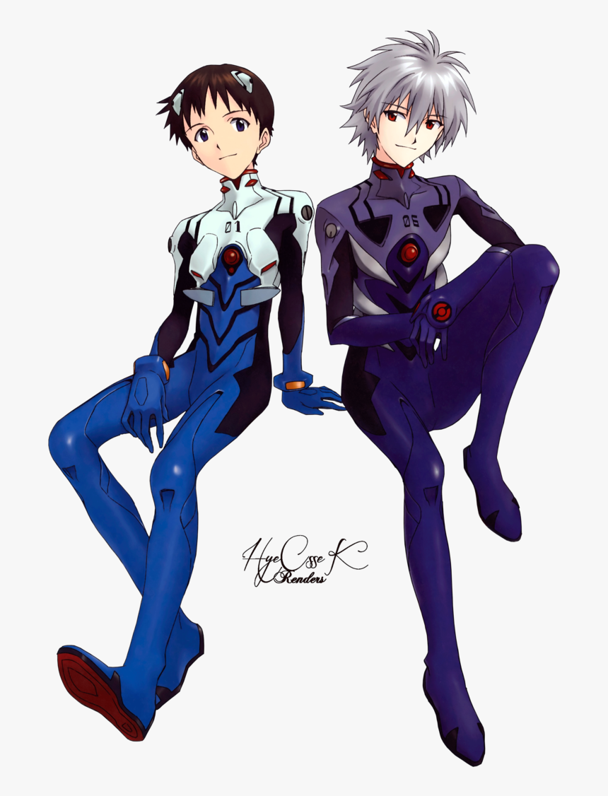 Transparent Shinji Ikari Png - Kaworu Shinji Png, Png Download, Free Download