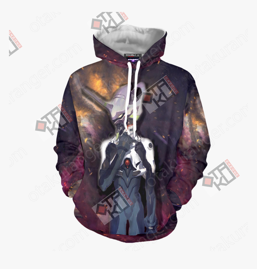 Shin Seiki Evangelion Ikari Shinji 3d Hoodie - Jotaro Star Platinum Hoodie, HD Png Download, Free Download