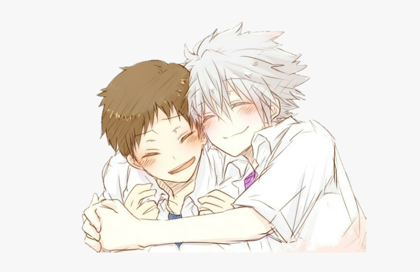 #evangelion #kawoshin #kaworunagisa #shinjiikari - Kaworu Nagisa Shinji Ikari, HD Png Download, Free Download