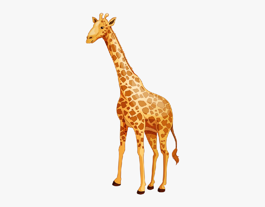 Giraffe Images Clip Art - Baby Giraffe Cartoon Png, Transparent Png, Free Download