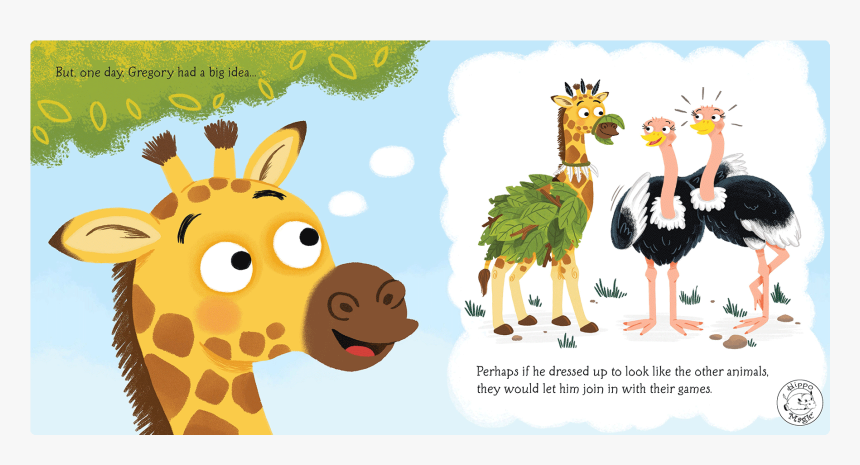 Little Giraffe Big Idea, HD Png Download, Free Download