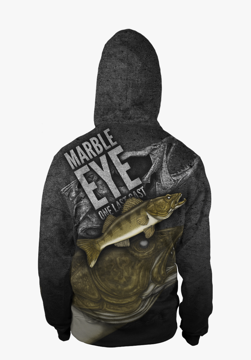 Marble Eye Fishing Hoodie - Black One, HD Png Download, Free Download