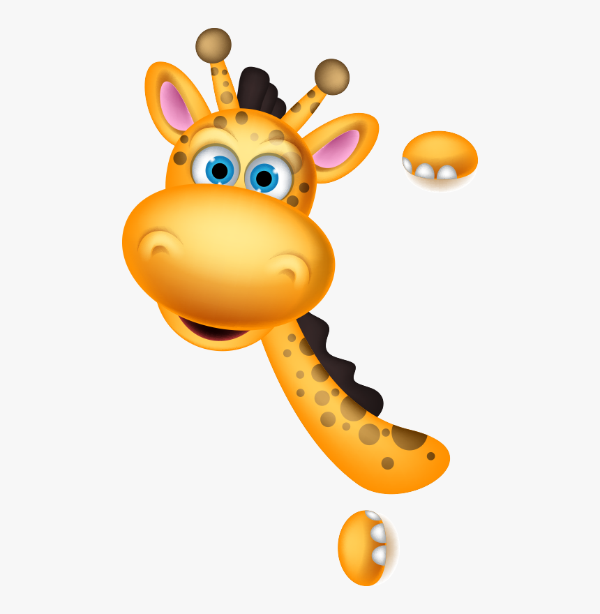 Giraffe Cartoon Cartoon,giraffe Download Free Image - Cute Giraffe Cartoon, HD Png Download, Free Download