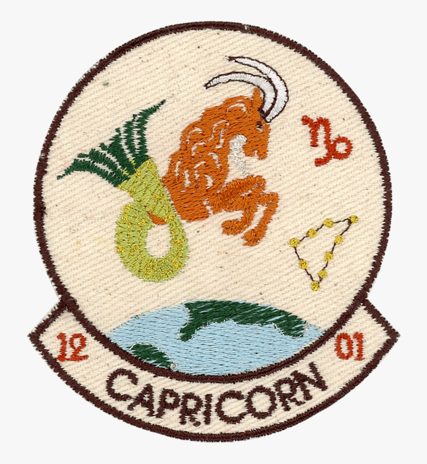 Capricorn - Patchyalater - Patches - Embroidered Patch, HD Png Download, Free Download