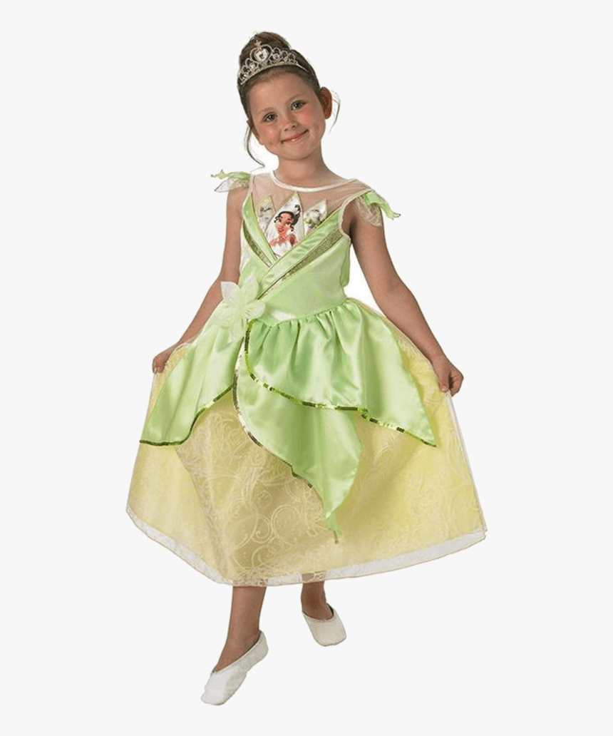 Child Disney Shimmer Tiana Costume - Tiana Dress, HD Png Download, Free Download