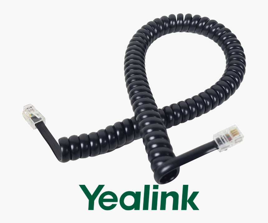 Yealink Curly Cord - Cable Auricular Del Telefono Ip, HD Png Download, Free Download