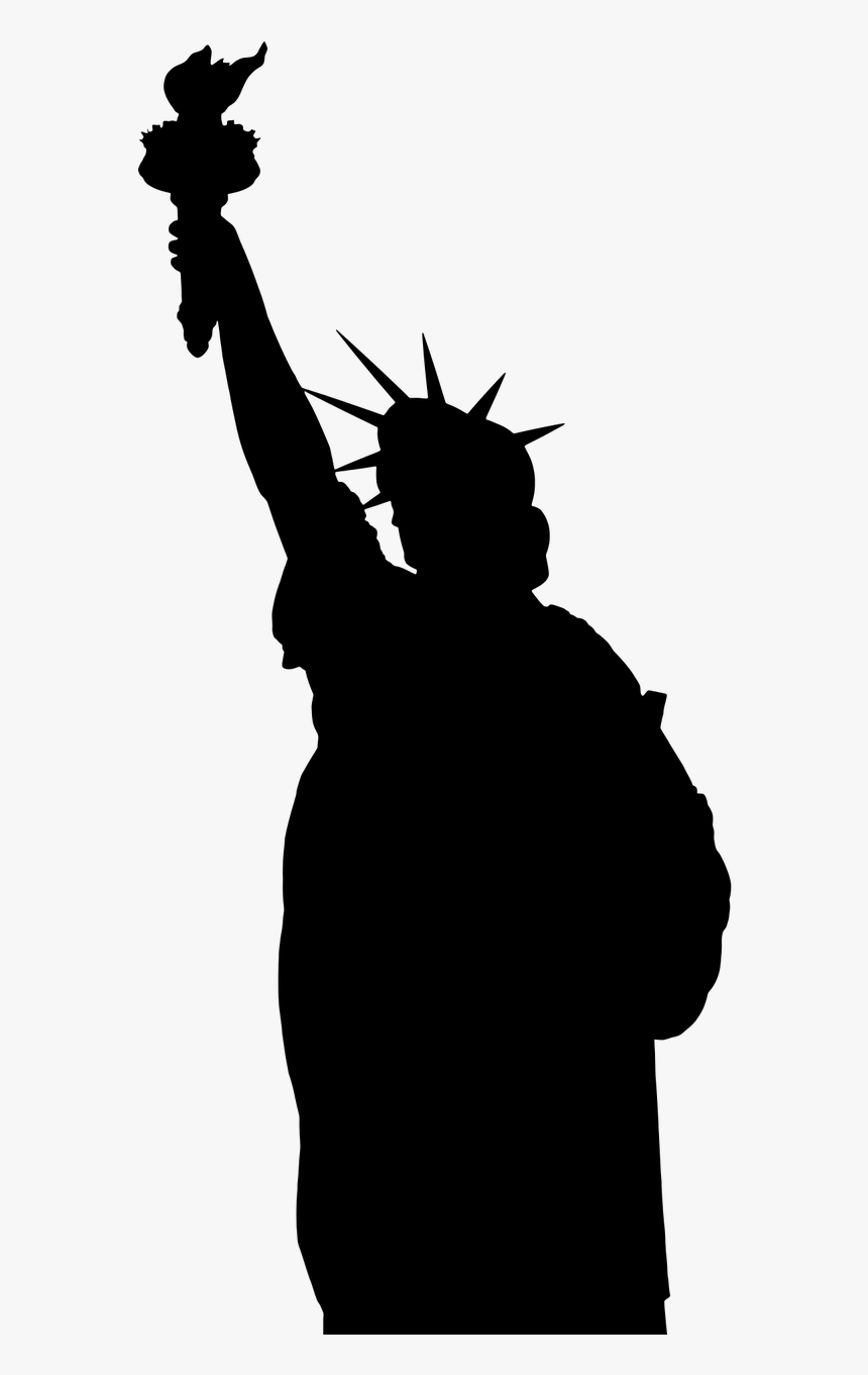 Transparent New York Silhouette Png - Statue Of Liberty, Png Download, Free Download