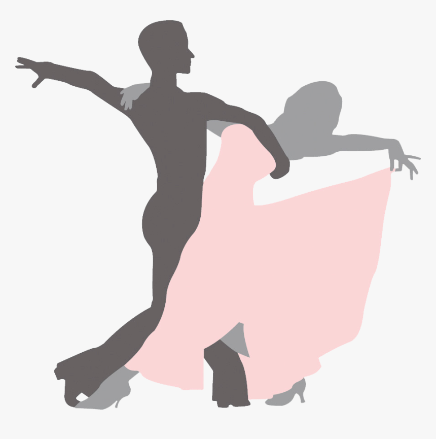 Dance Studio Dance Party Salsa Swing - Silhouette Ballroom Dance, HD Png Download, Free Download