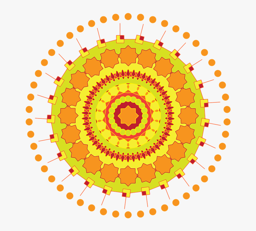 Mandala, Swirl, Geometric, Abstract, Design, Circle - Portable Network Graphics, HD Png Download, Free Download