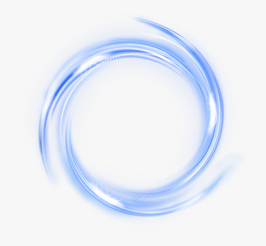 #circle #swirl #blue #shiny #freetoedit - Neon Circle Png, Transparent Png, Free Download