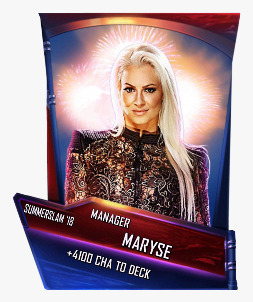 Support Maryse S4 21 Summerslam18 - Maryse Ouellet Png, Transparent Png, Free Download