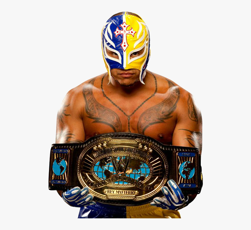 Rey Mysterio Png Clipart - Rey Mysterio Ic Champion, Transparent Png, Free Download