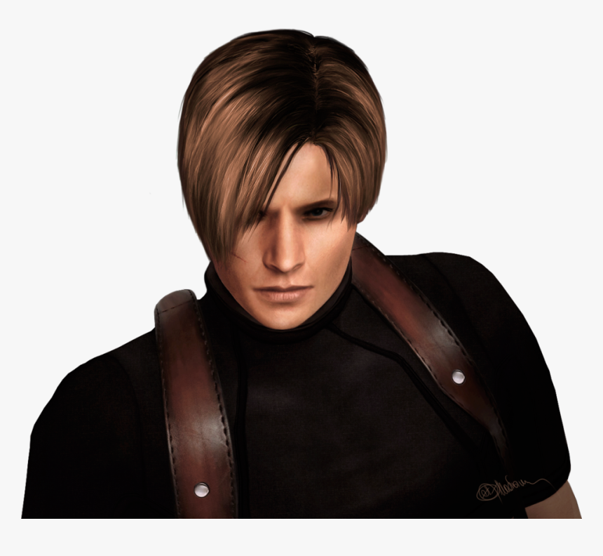 Leon Kennedy Hair Png, Transparent Png, Free Download