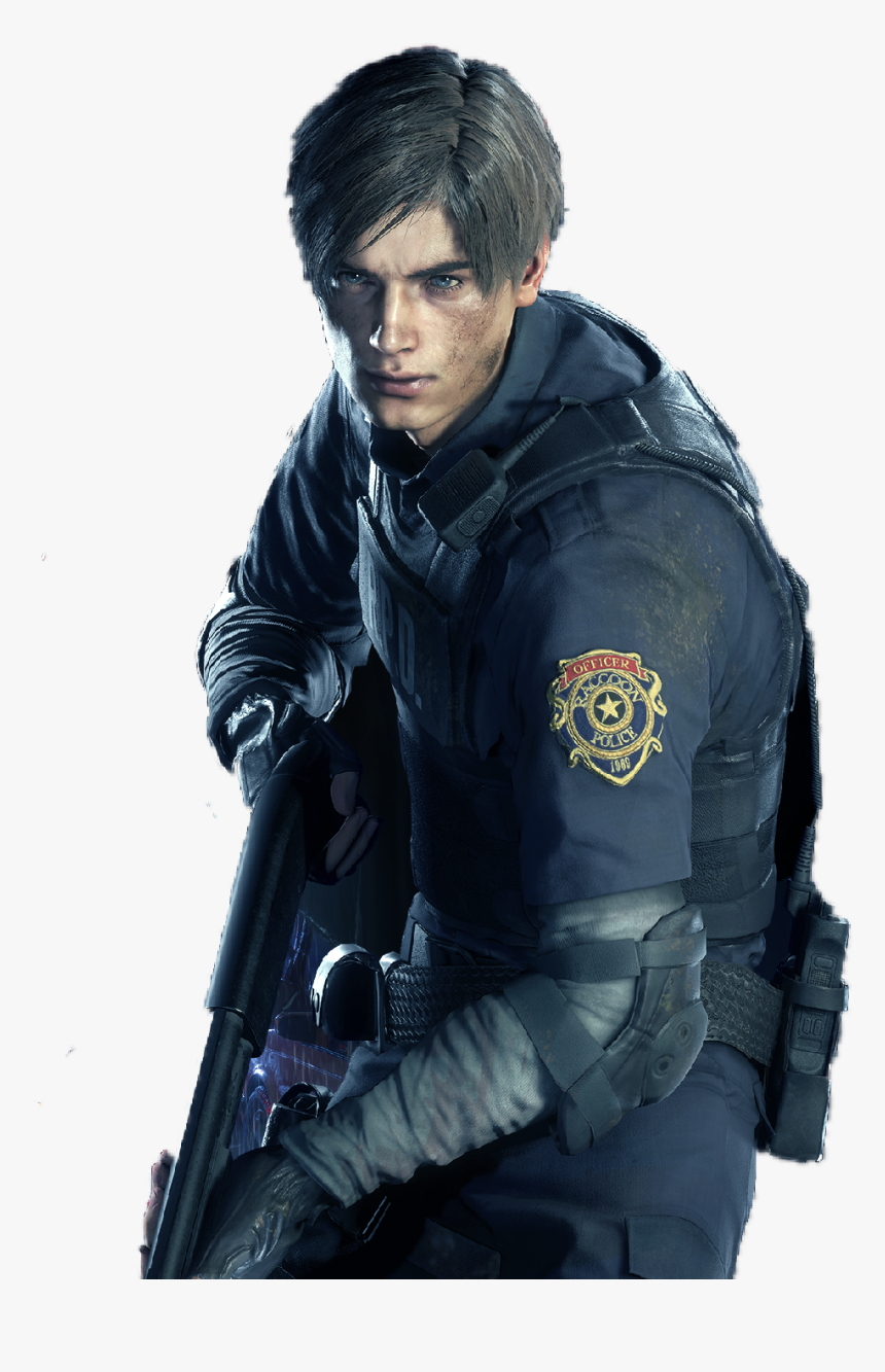 Leon S Kennedy Re2 Png, Transparent Png, Free Download