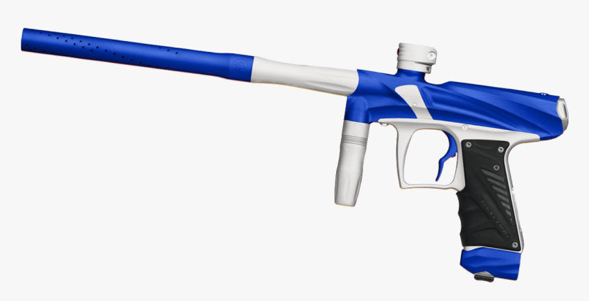 Blue And White Paintball Gun , Png Download - Blue And White Paintball Gun, Transparent Png, Free Download