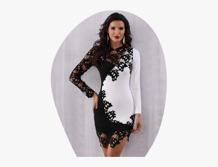 Celebrity Png Bodycon Dress - Latest Lace Dress Patterns 2019, Transparent Png, Free Download