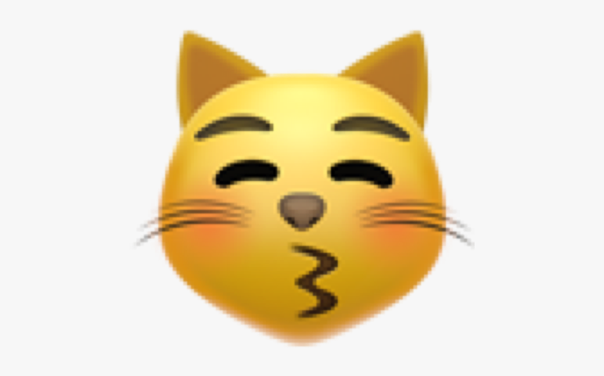 #emoji #catemoji #smiley #smail #kiss #love #blush - Emoji, HD Png Download, Free Download