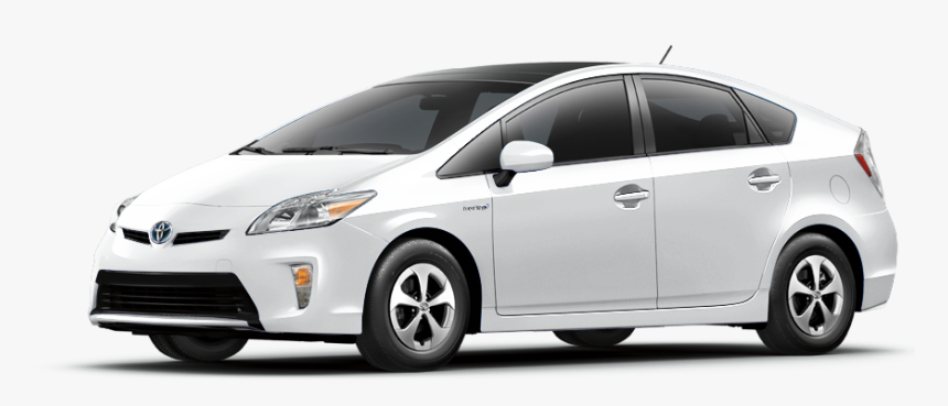 2014 Toyota 3rd Gen Prius Four Blizzard Pearl - Electric Car Prius, HD Png Download, Free Download