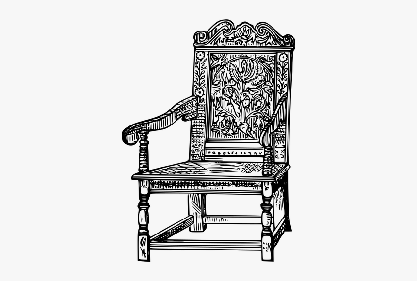 Old Chair - Old Chair Drawing Png, Transparent Png, Free Download