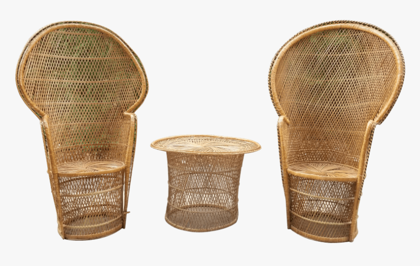 Peacock Chair Set - Chair, HD Png Download, Free Download