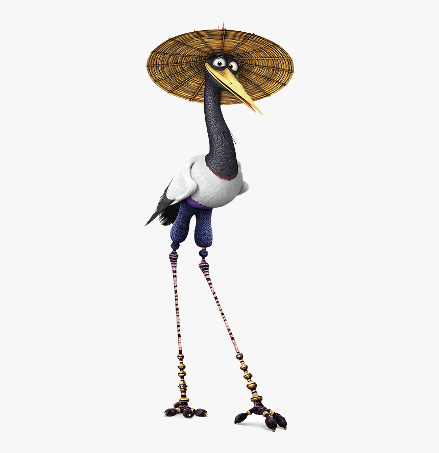 Crane-0 - Crane Kung Fu Panda Characters, HD Png Download, Free Download