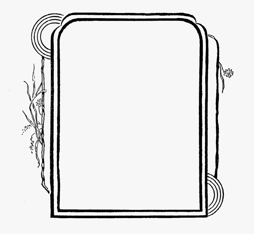 My Favorite Digital Frame Image Is The Third Frame - Line Art, HD Png Download, Free Download