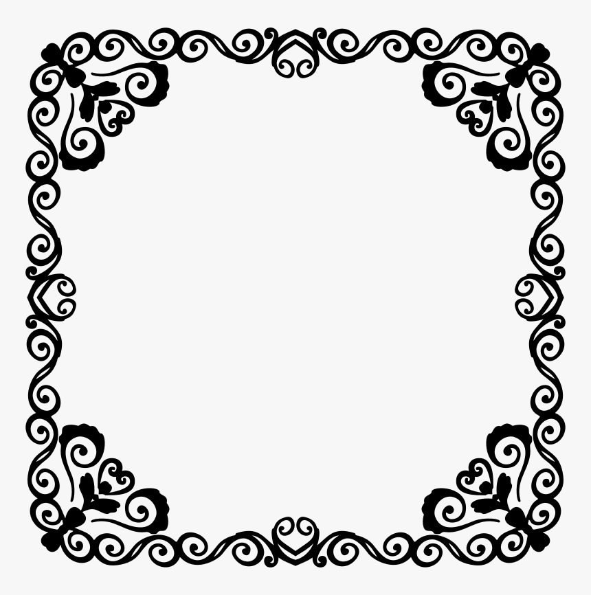 Halloween Border Clipart Black And White, HD Png Download, Free Download