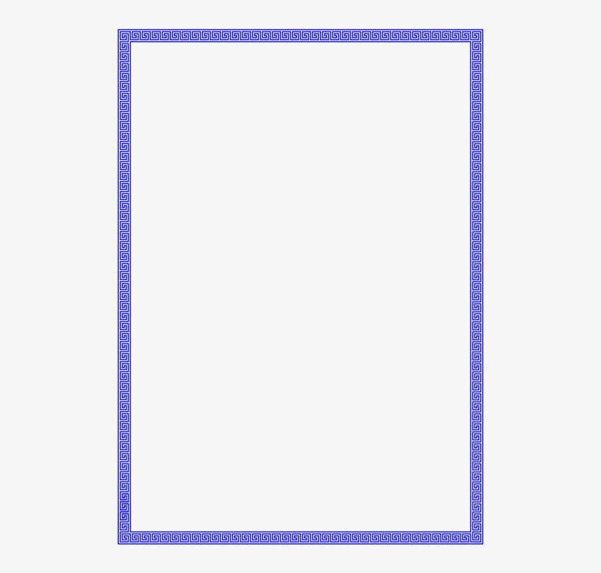 Blue,picture Frame,square - Line Frame A4 Png, Transparent Png, Free Download