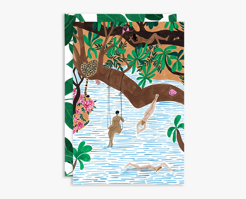 Jungle Beach Art Print, HD Png Download, Free Download