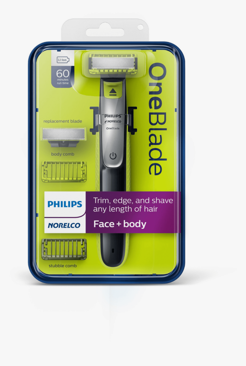 Philips Qp2630 30 Oneblade Face - Philips Oneblade Face And Body, HD Png Download, Free Download